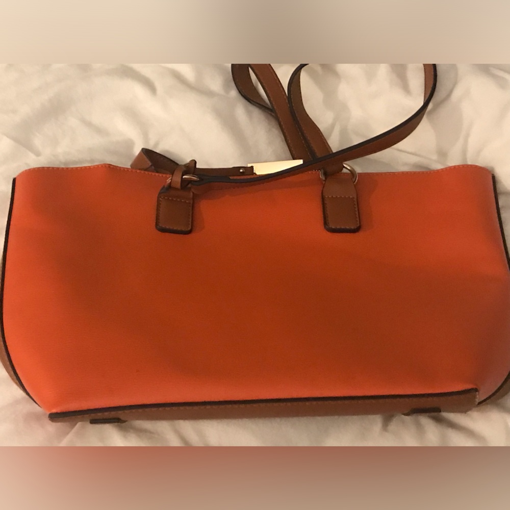 Orange Women's Bag. Approx. 16x8x6. Unknown brand.